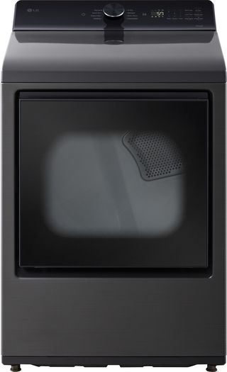 LG 7.3 Cu. Ft. Platinum Black Front Load Electric Dryer 