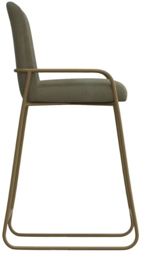 International Furniture Direct Seating Gold/Green 43" Bar Stool-3