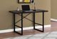 Monarch Specialties Inc. 48"L Espresso and Black Metal Computer Desk-4