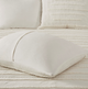Olliix by Urban Habitat Mercer 3 Piece Ivory Full/Queen Cotton Chenille Coverlet Set-3