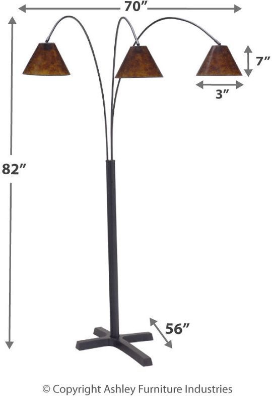 Signature Design by Ashley® Sharde Black Floor Lamp-4