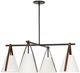 Uttermost® Reins White 4-Light Accent Straps Chandelier-3