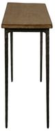 Nest Home Collections Chloe Antique Natural Console Table with Black Base-4
