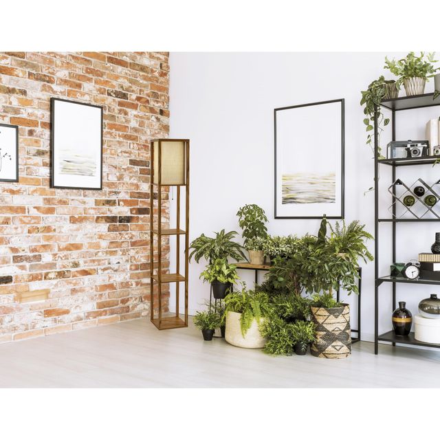 Adesso® Wright Natural Wood Shelf Lamp-2