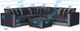 Jackson Furniture Remington 6-Piece Slate L-Shape Sectional with Ottoman-5