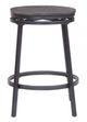American Woodcrafters Stockton Grey Oak/Slate Grey 25" Barstool-1