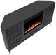 Legends Home Real Cozy Malibu Black 64'' Corner Fireplace Console-4
