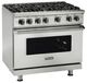 Viking® 5 Series 36" Martini Pro Style Natural Gas Range-2