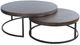 Sunny Designs™ Homestead Tobacco Leaf Nesting Table Set with Black Base-0