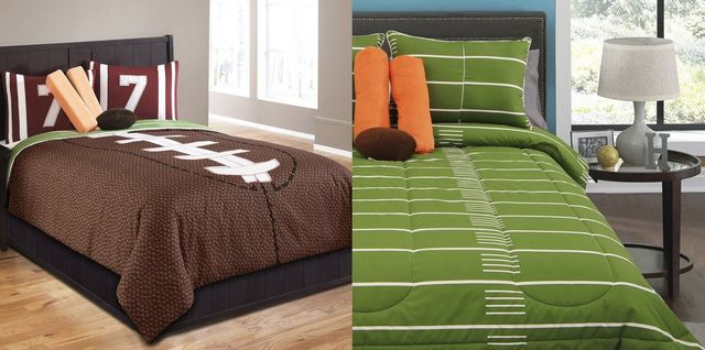 Hallmart Collectibles Touchdown 6-Piece Full Comforter Set-1