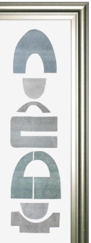 Classy Living Rob Delamater Neutral Totems VII Wall Art-1