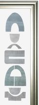 Classy Living Rob Delamater Neutral Totems VII Wall Art-1