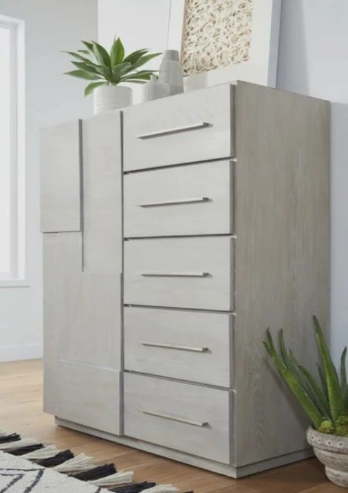 Modus Furniture Destination Cotton Gray Chest-1