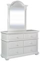 Liberty Furniture Summer House Oyster White Youth Dresser and Mirror-0