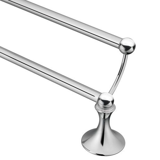 Moen® Lounge Chrome 24" Double Towel Bar-0