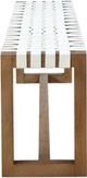 Modus Furniture One Bisque/White Pearl Dining Bench-3