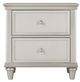 Homelegance® Celandine Silver Nightstand-2