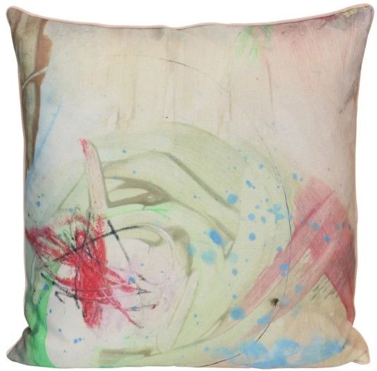 Stylecraft Tamara Day Green/Red Designer Pillow-0