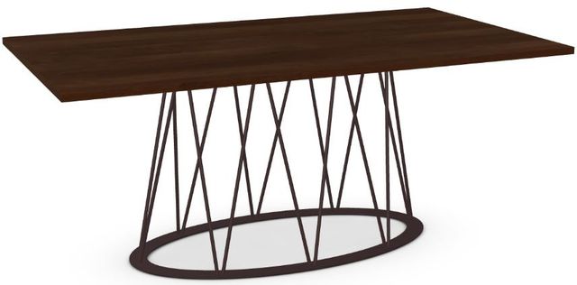 Amisco Customizable Calypso Birch Veneer Rectangular Dining Table-0