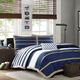 Olliix by Mi Zone Ashton Navy and Khaki Full/Queen Comforter Set-0
