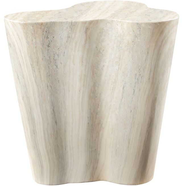 Meridian Furniture Monza Travertine End Table-3