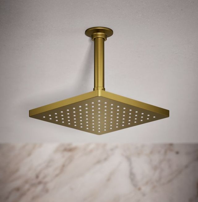 KOHLER® Honesty® Vibrant Brushed Moderne Brass 1.75 GPM 8" Single-Function Rainhead-1