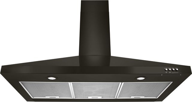Whirlpool® 36" Black Stainless Wall Mount Range Hood-3