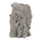 A & B Home Gray Girl Statue Planter-3
