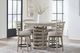 American Woodcrafters Heritage Coast 7-Piece Sea Oat Pedestal Dining Table Set-0