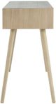 A & B Home Natural Console Table with Two Woven Rattan Panels Drawers-3