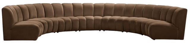 Meridian Furniture Infinity 7-Piece Brown Modular Sectional-1