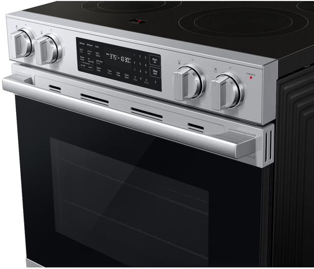 Samsung 30'' Fingerprint Resistant Stainless Steel Slide-In Electric Range Air Sous Vide-3