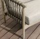 Classic Home Leo Taupe Teak Wood Outdoor Accent Chair-5