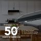 Broan Glacier 1 Series 42" Black Under Cabinet Range Hood-4