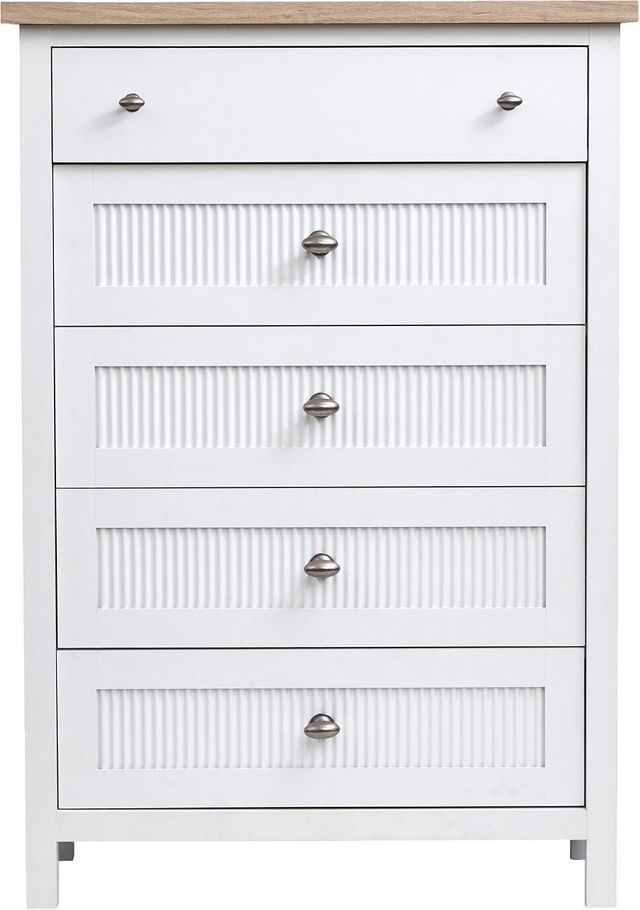 Magnussen Home® Windmill Harbour Sand/White Whisp Drawer Chest-2