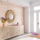 TOV Furniture Karissa Natural Abaca Wall Mirror-1