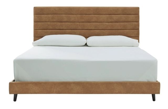 Signature Design by Ashley® Vintasso Brown King Upholstered Bed-2