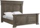 Elements International Kings Court Gray King Panel Bed-0