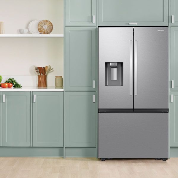 Samsung 36 in. 31.0 Cu. Ft. Fingerprint Resistant Stainless Steel Freestanding French Door Refrigerator