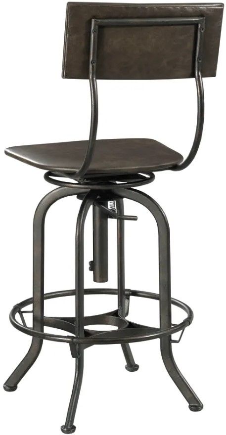 Hammary® Hidden Treasures Brown Rocco Adjustable Stool-2