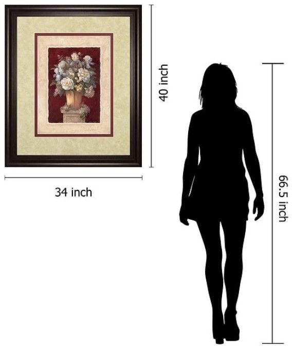 Classy Art Traditional Red Il By Vivian Flasch Wall Art-3