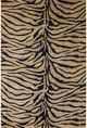 Cosmos Carpets Pazzazz Zebra Beige/Black 5' x 8' Area Rug-0