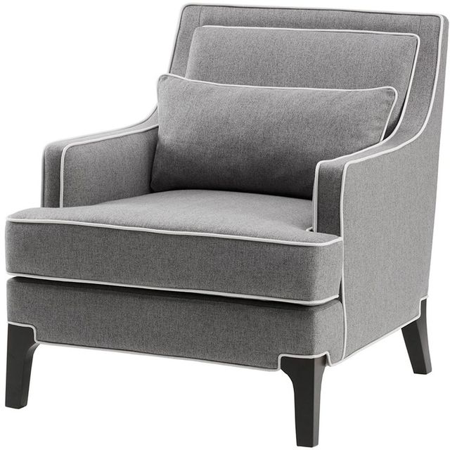 Olliix by Madison Park Signature Grey/Black Collin Arm Chair-3