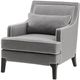 Olliix by Madison Park Signature Grey/Black Collin Arm Chair-3