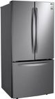 LG 25.1 Cu. Ft. Platinum Silver Steel French Door Refrigerator-1
