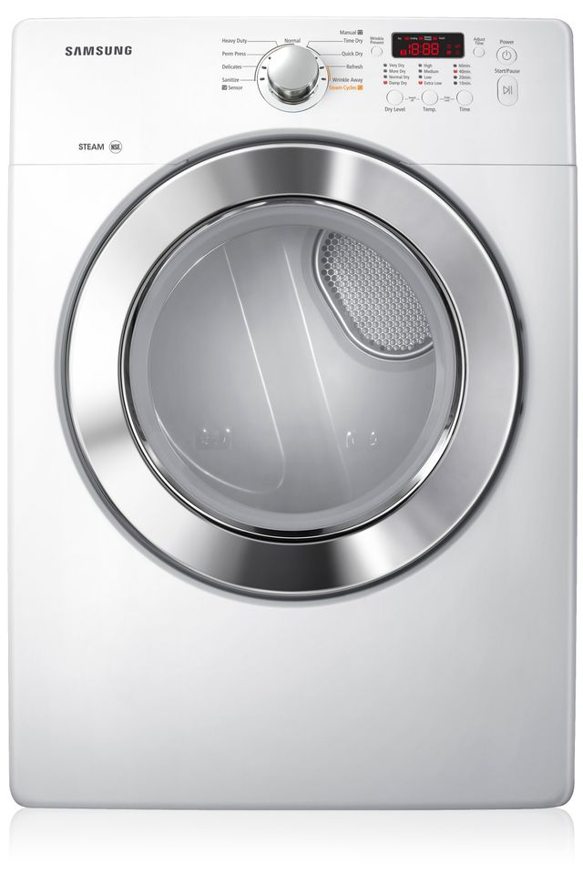 Samsung 7.3 Cu. Ft. White Electric Dryer-1