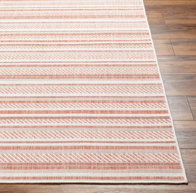 Surya Eagean Copper/Orange/White 4'x6' Area Rug-1
