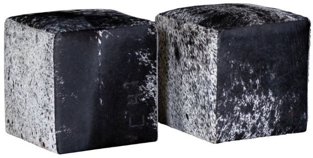 Mayo Furniture Customizable Hair on Hide Table Ottoman-0