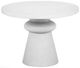 TOV Furniture Lupita White 42" Round Dinette Table-0
