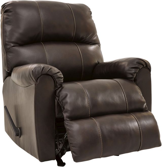 Signature Design by Ashley® Hermiston Walnut Rocker Recliner-4